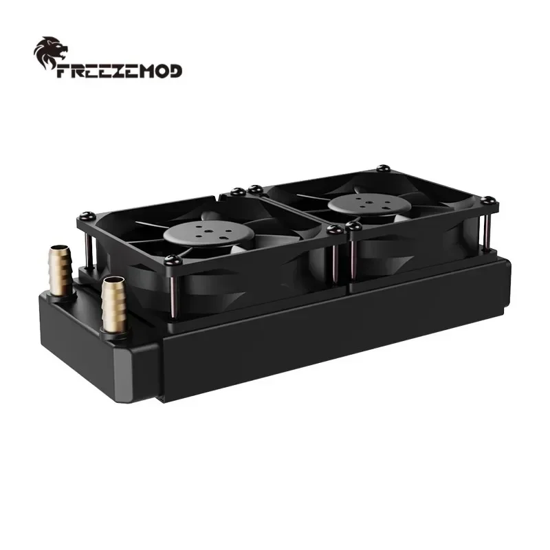 مبرد مائي من FREEZEMOD، 80 160 مشعاع نحاسي صف تبريد سائل صغير للخادم والطائرة بدون طيار والطباعة الطبية بالليزر