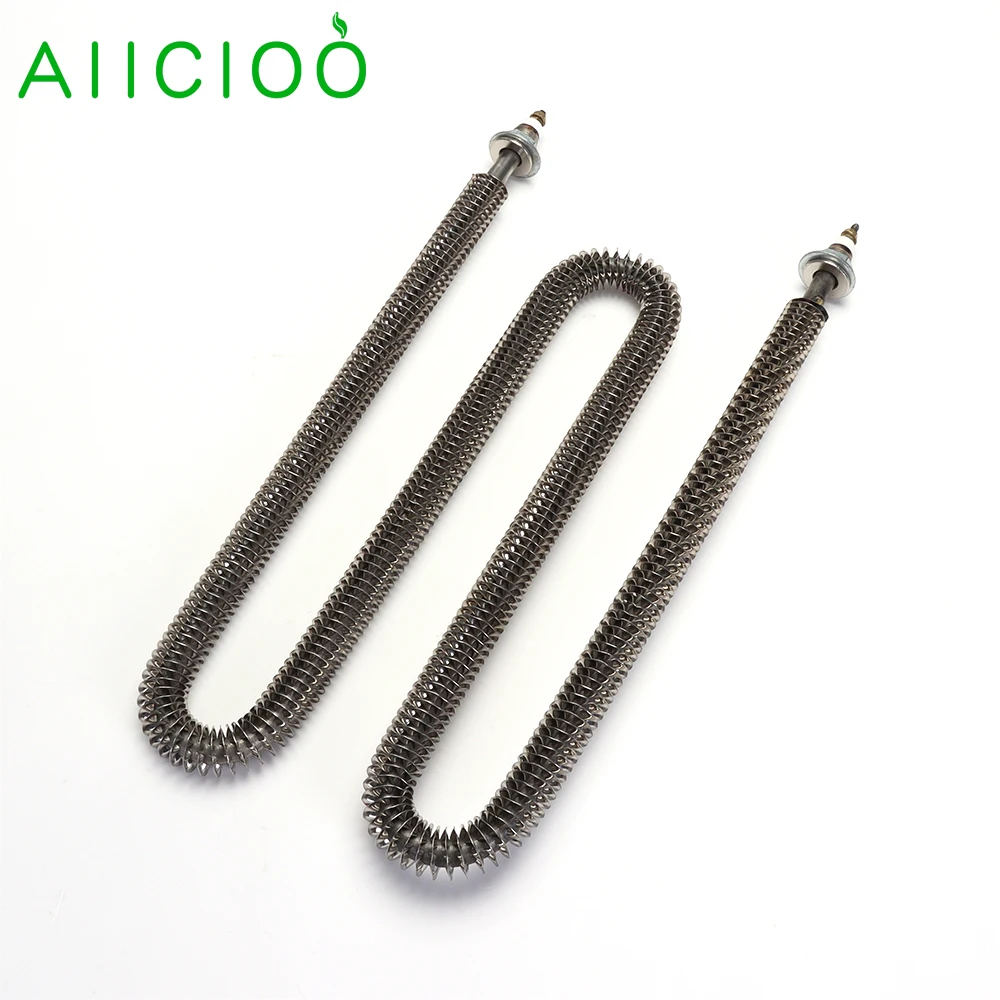 AIICIOO 220v Electric Finned Heater W Type Hot Air Heating Element m18 SUS304 Tubular Heater for Oven 1kw/1.5kw/2kw/2.5kw/3kw