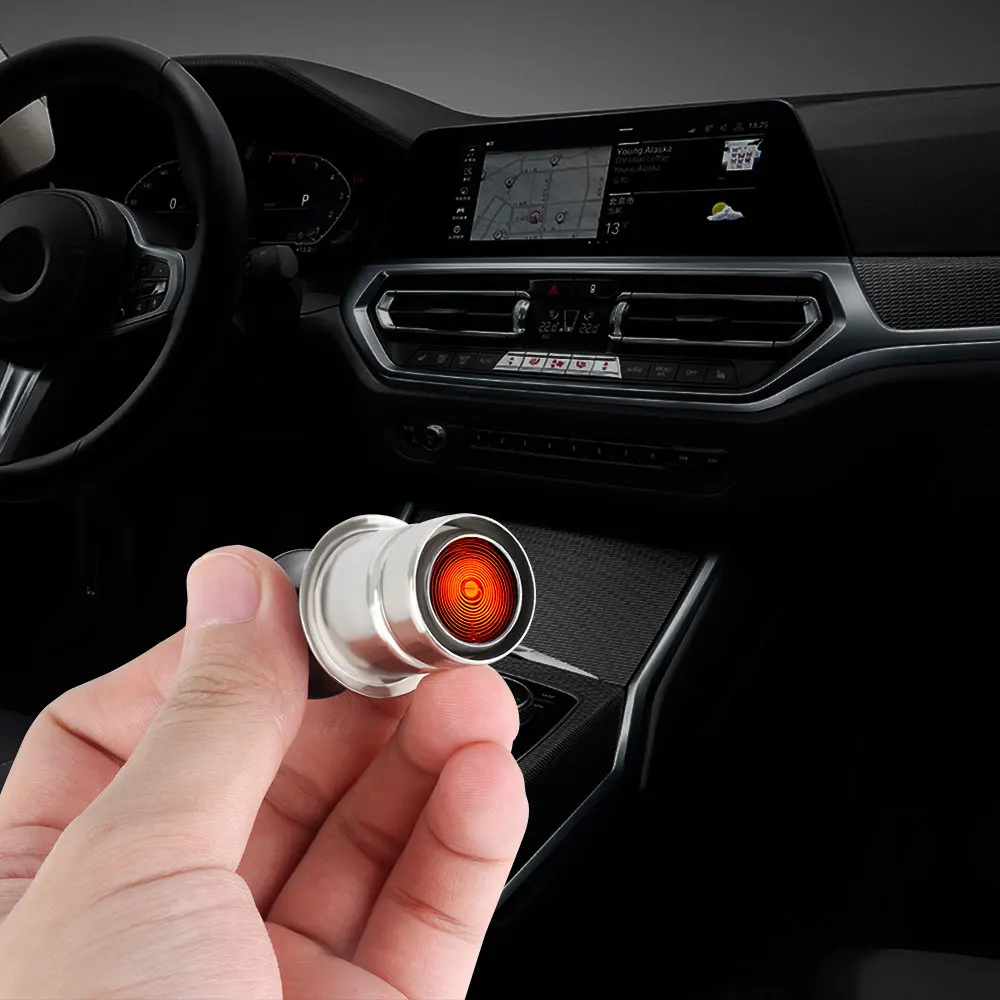 Encendedor de cigarrillos para coche, 12V, cubierta central de salida de enchufe de alimentación para camión, para Ford Fiesta, Mondeo, Fusion, Explorer, Escape, Shelby Transit