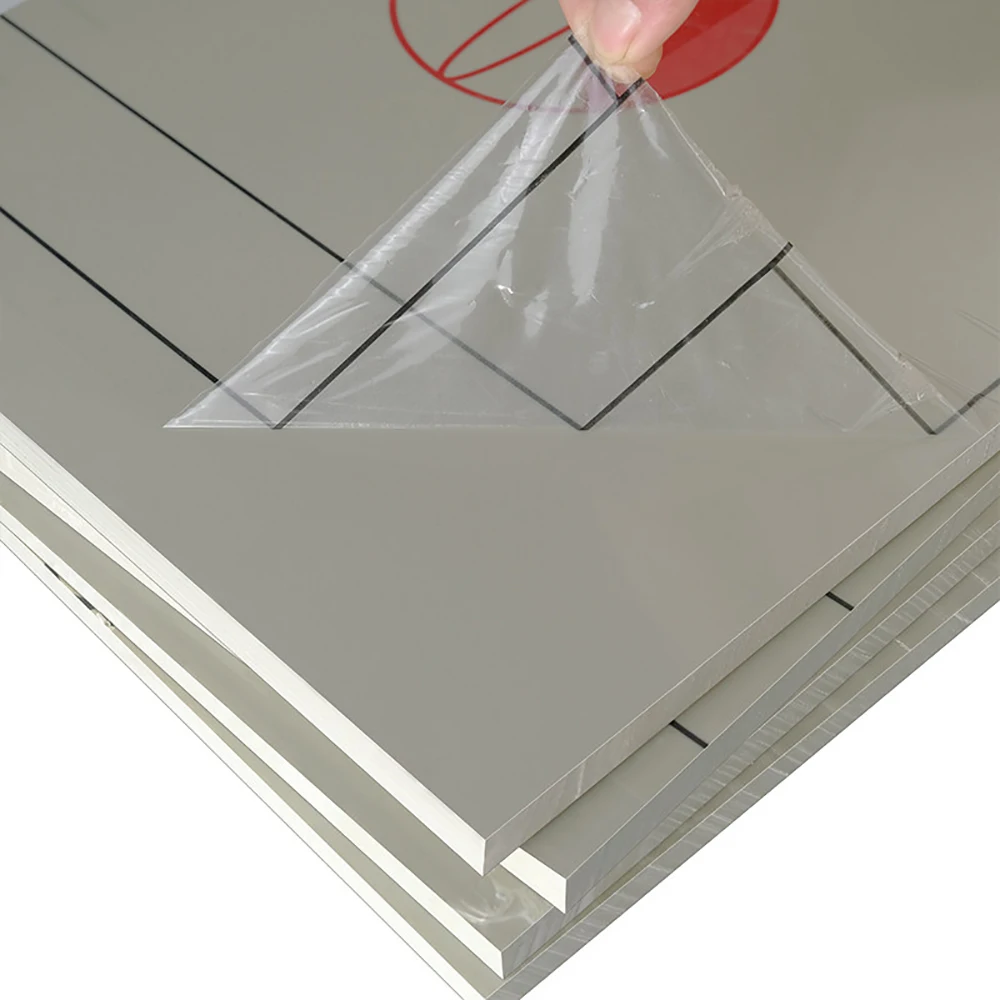 Beige Hard Plastic Panel Board Rigid Sheet, Industrial Material for Signage & Construction, Multiple Thickness Custom Order