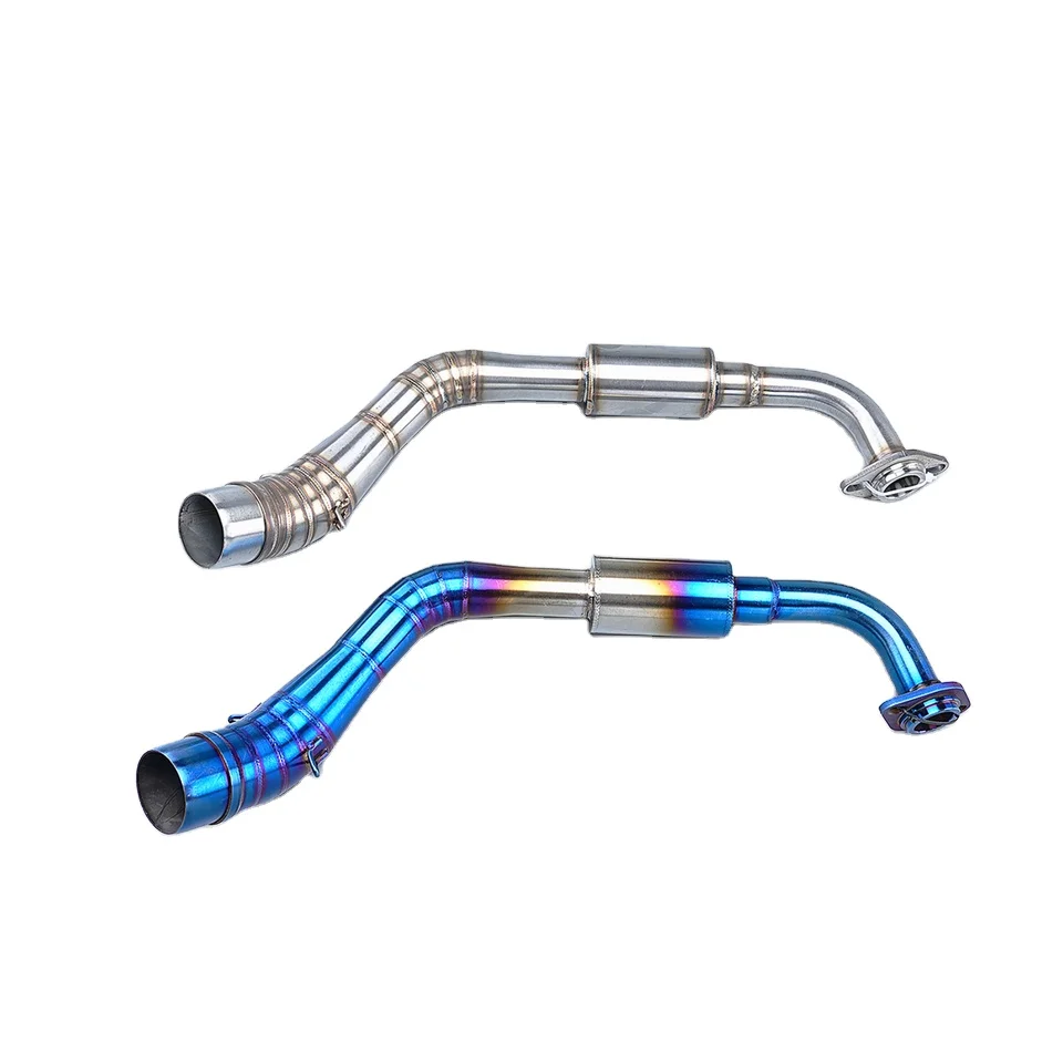STLF Yama Aerox155 NVX155 NVX125 Aerox 155 NVX 155 125 Motorcycle Exhaust Escape New 51MM Steel Muffler Modified Front Link Pipe