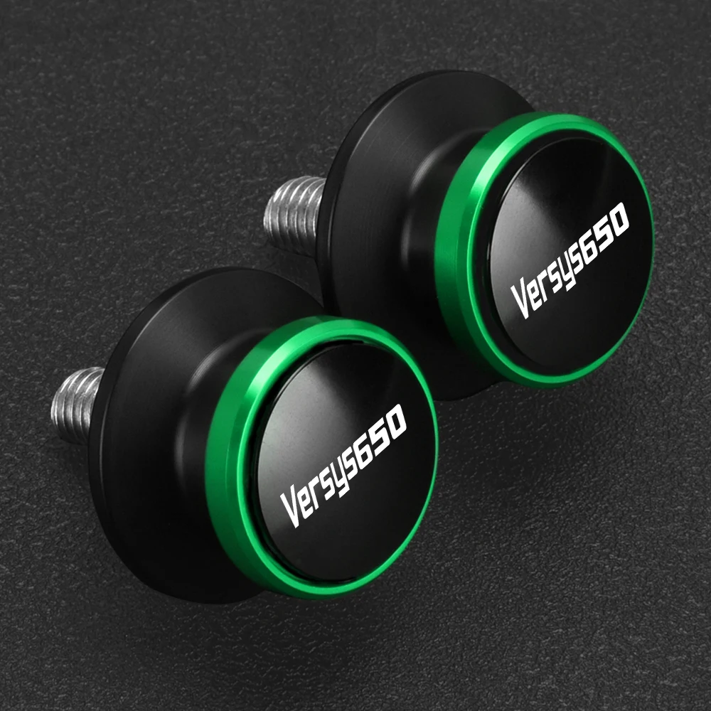 

For KAWASAKI VERSYS650 VERSYS 650 2006 2007 2008 Motorcycles Aluminium Accessories 6MM Swingarm Spools Rear Stand Screws Sliders
