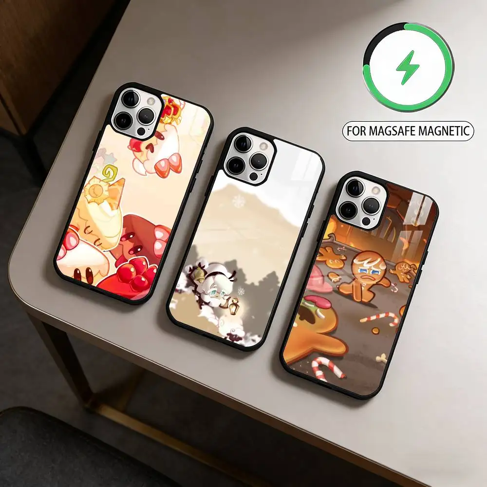 

Game C-Cookie Run K-Kingdom Magnetic For Magsafe Wireless Charging Phone Case For iPhone17,16,15,14,13,12,11 Plus,Pro Max