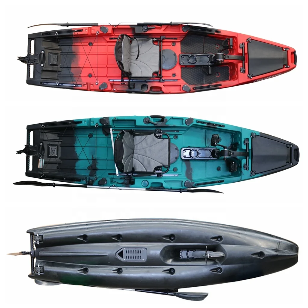

Sit on Top Single Person Vicking Wholesale Pedal Fishing Kayak with Fishing Rod Holder