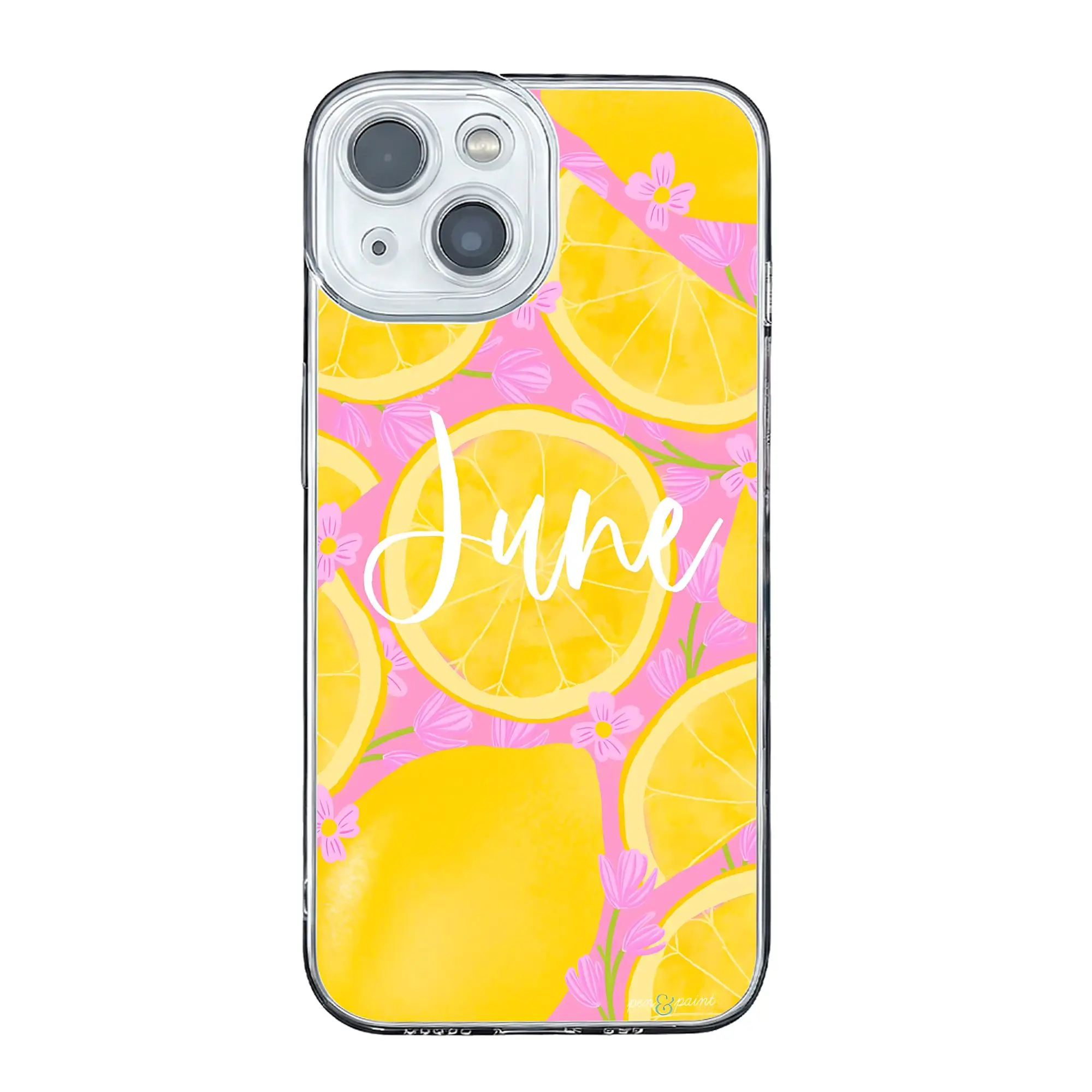 Противоударный чехол june lemon для iPhone 17 16 15 14 13 12 11 Pro Max