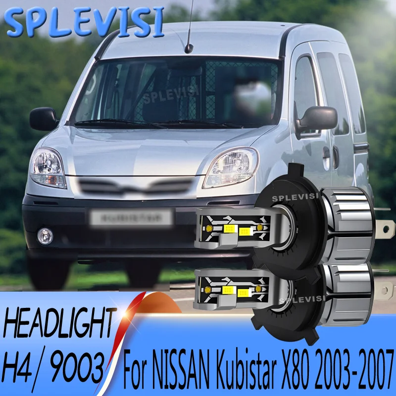 

Durable Powerful Safe Night Driving Clear Night Vision 9003 LED car Headlight For NISSAN Kubistar X80 2003 2004 2005 2006 2007