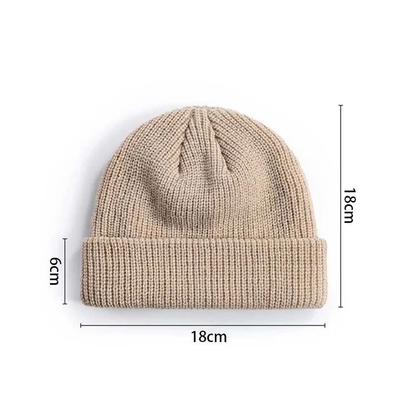 Rimiut ถักหมวกสำหรับผู้ชายผู้หญิงหมวกขนสัตว์แฟชั่น Warm Skullies Beanies ฤดูใบไม้ร่วงฤดูหนาว Beanie หมวกอินเทรนด์สไตล์