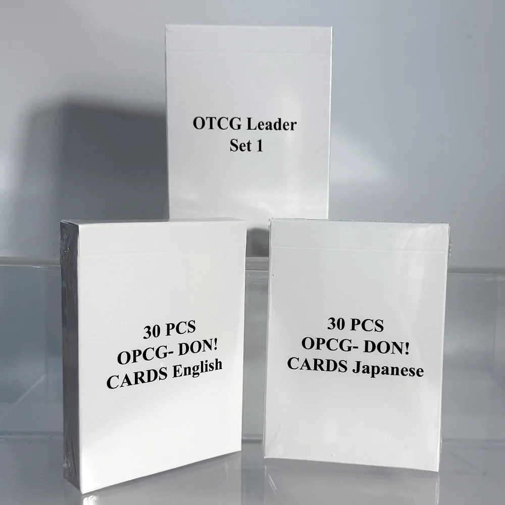 Juego completo de tarjetas de aluminio de una pieza Leader OPCG /TCG GOLD DON!! Juego de réplica de cómics japoneses y ingleses, colección de anime, tarjetas proxy