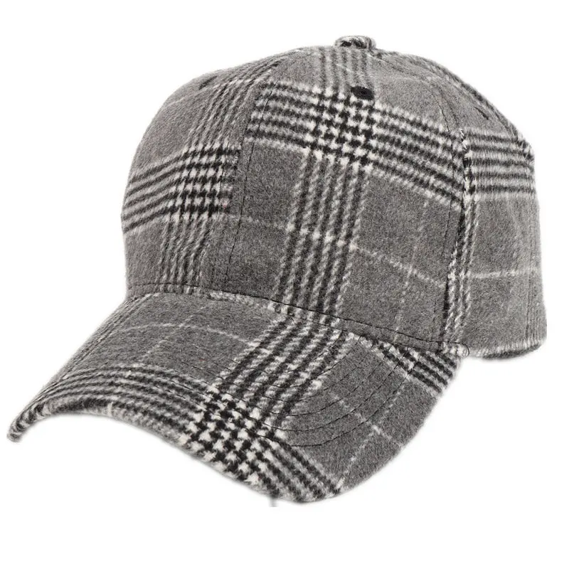 Plaid Baseball Cap For Men Women Visor Hat Adjustable Outdoor Sports Sunhat Baseball Cap hat Sports Sunhat Baseball Cap hat