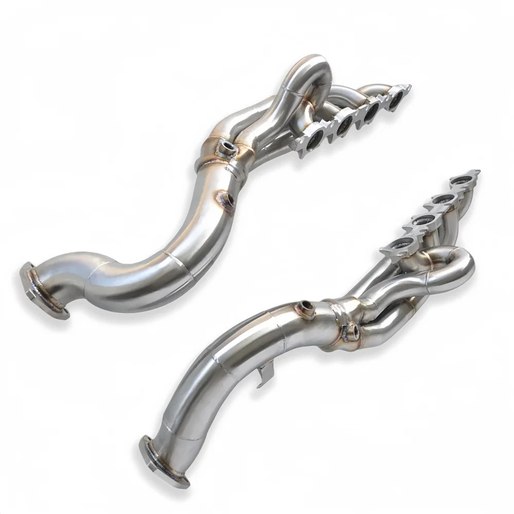 Cuski High Flow SS304 Exhaust Manifold Header For Audi RS5 4.2L 2009-2015 Racing Exhaust Pipe Power Upgrade Parts