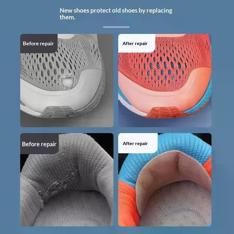 Adhesive Shoe Hole Repair Patches No Glue Required Wash Resistant For Fixing Mesh Sneakers Sports Casual Shoes Self