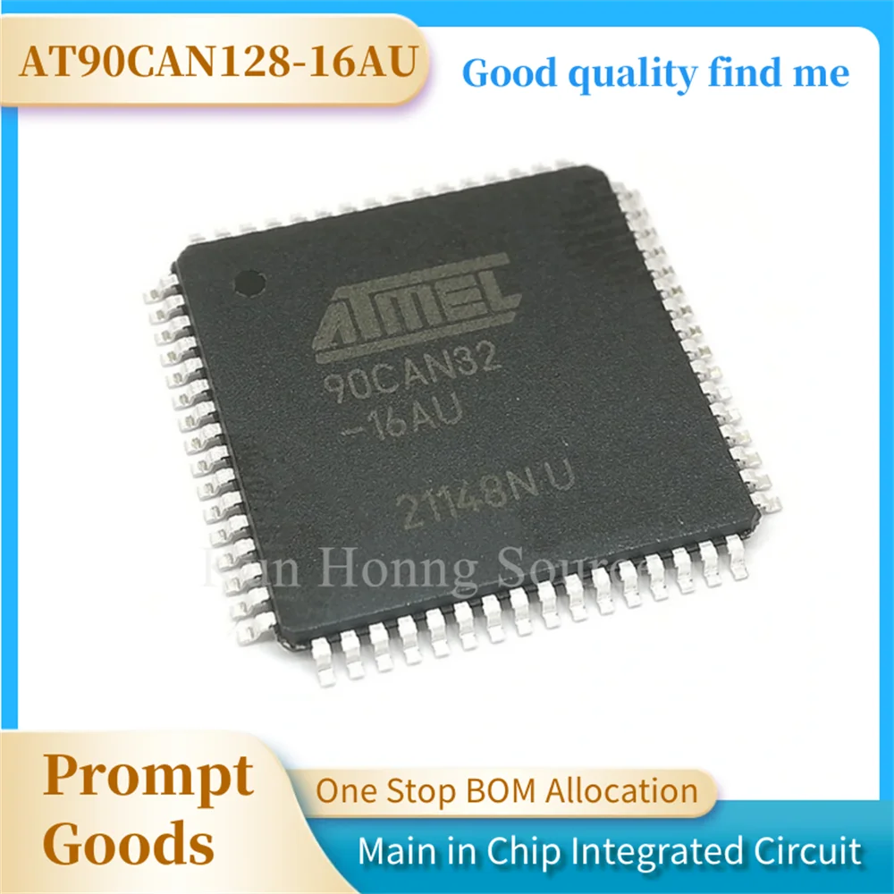 AT90CAN128-16AU New Original Spot TQFP-64 90CAN128 Embedded Microcontroller IC AT90CAN128