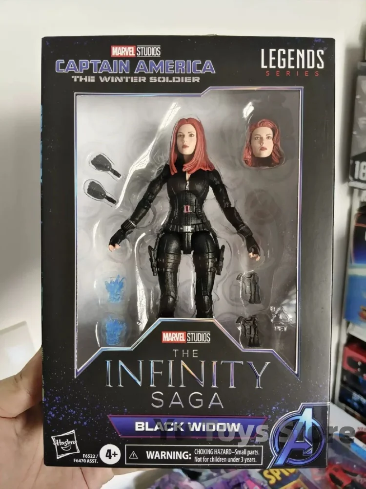 Genuine Hasbro Marvel Legends 1/12 Marvel Infinity Legend Black Widow Scarlet Figure Model Toy Black Box Desktop Collection Gift