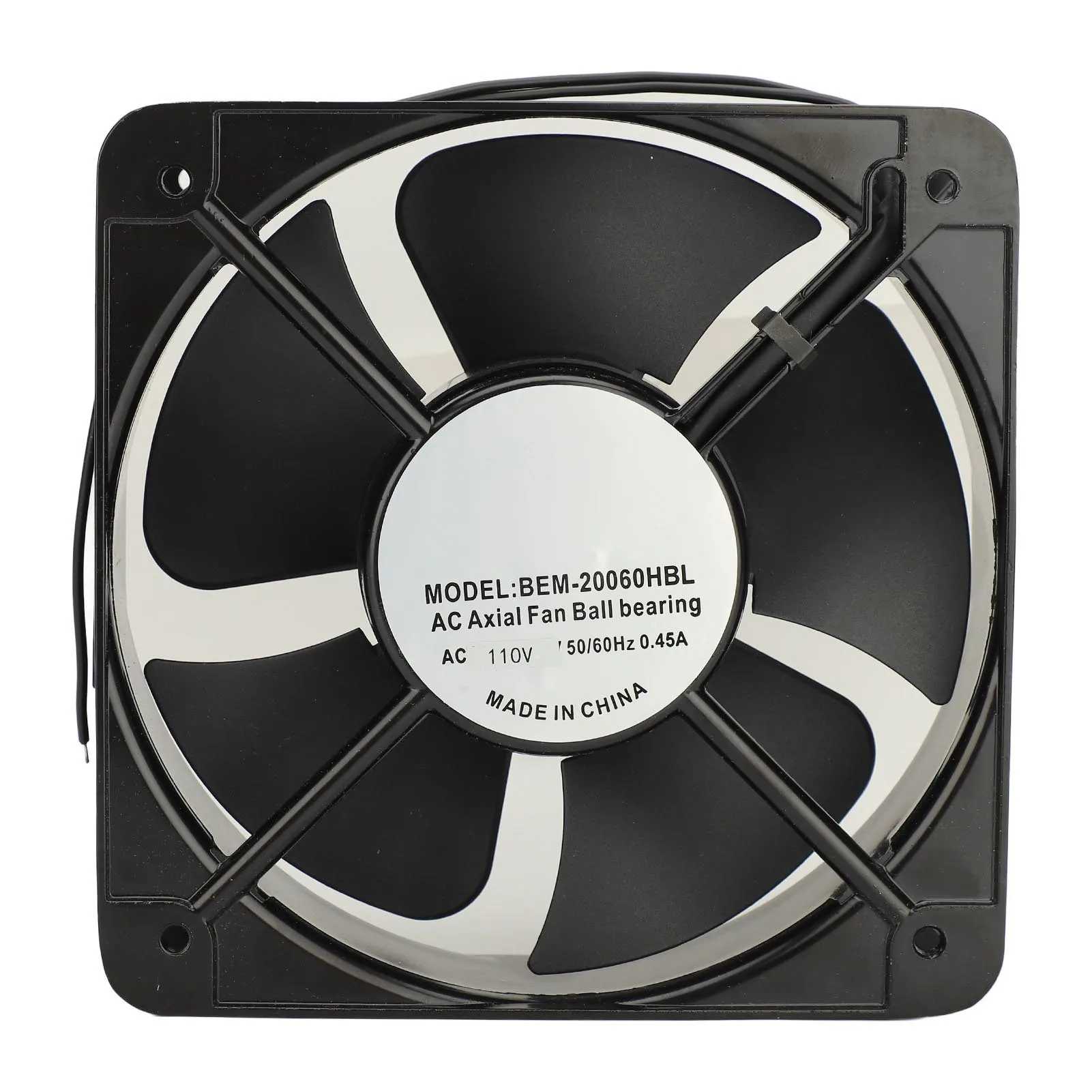 

8in Axial Flow Fan Quiet 285m³/h 2600 RPM Wall Mount Axial Exhaust Fan for Kitchen Bedroom Office Basement 110V Axial Fan