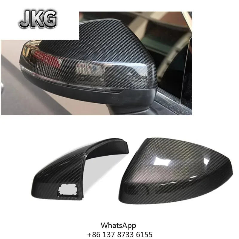 

JKG A3 сменная крышка бокового зеркала из углеродного волокна для Audi A3 8V S3 2014+ с крышкой зеркала Assist Lane