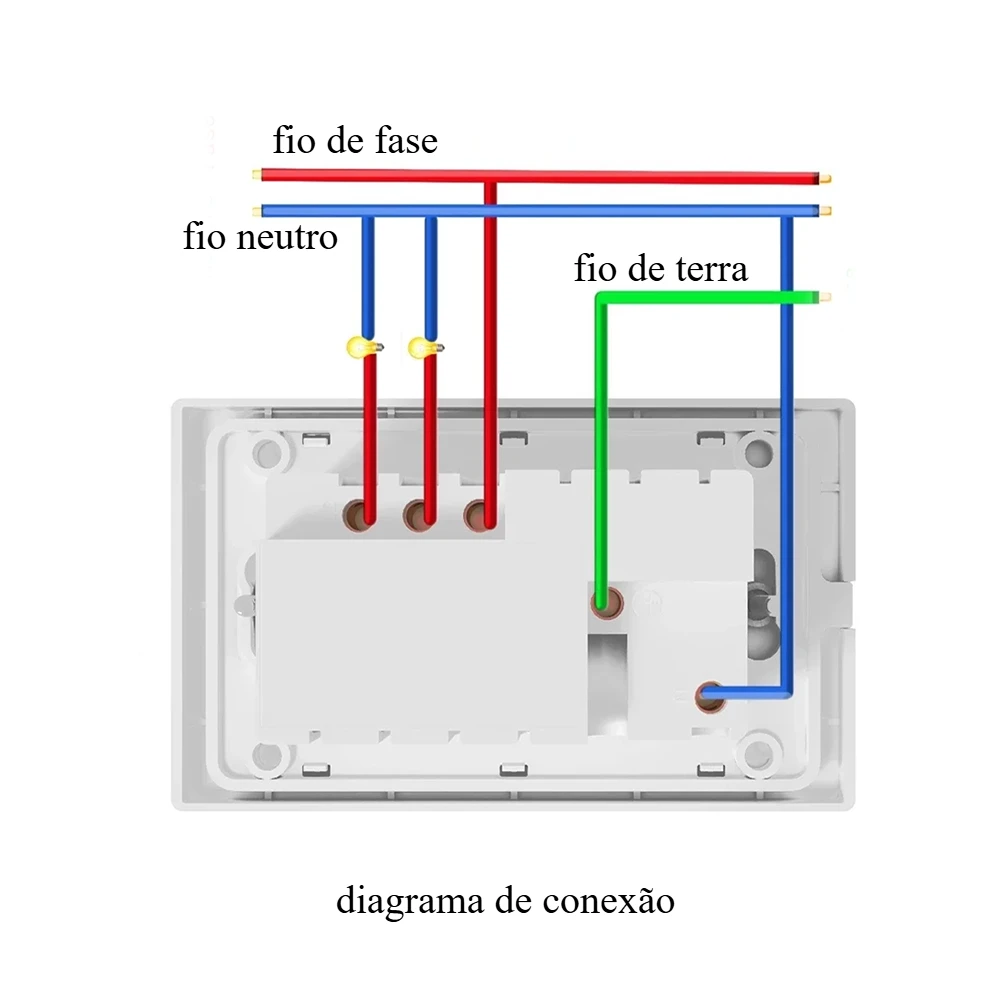 Wifi Smart Tuya Brazil Paralela Light Switch Wall Socket Brazilian Plug Brasil Outlet Glass Panel Intelligent Alexa Google Home