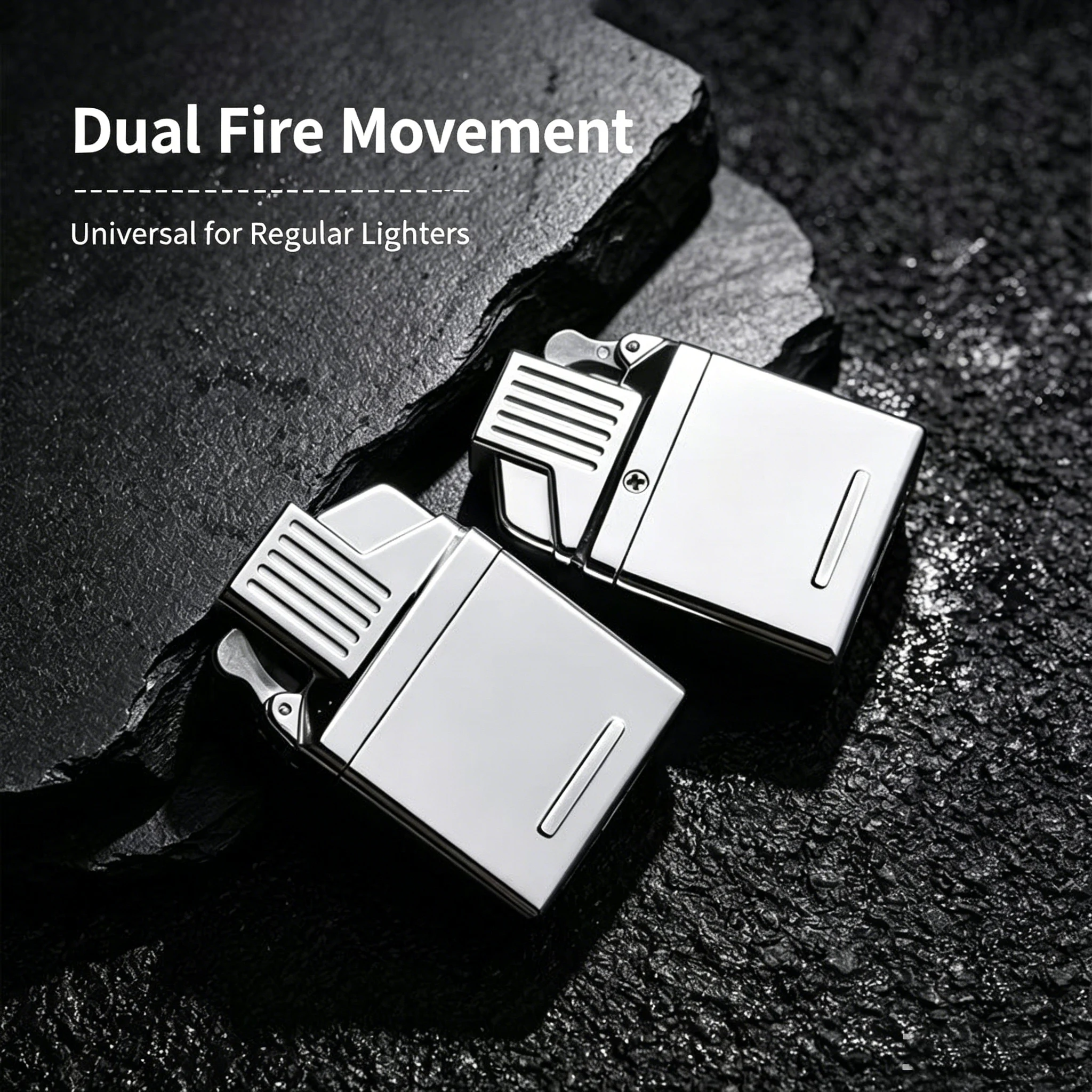 Metal Gas Insert 2-in-1 Soft Flame & Windproof Jet Fits Regular Zorro Zippo & Chief Lighters Durable Lighter Replacement Parts view 3