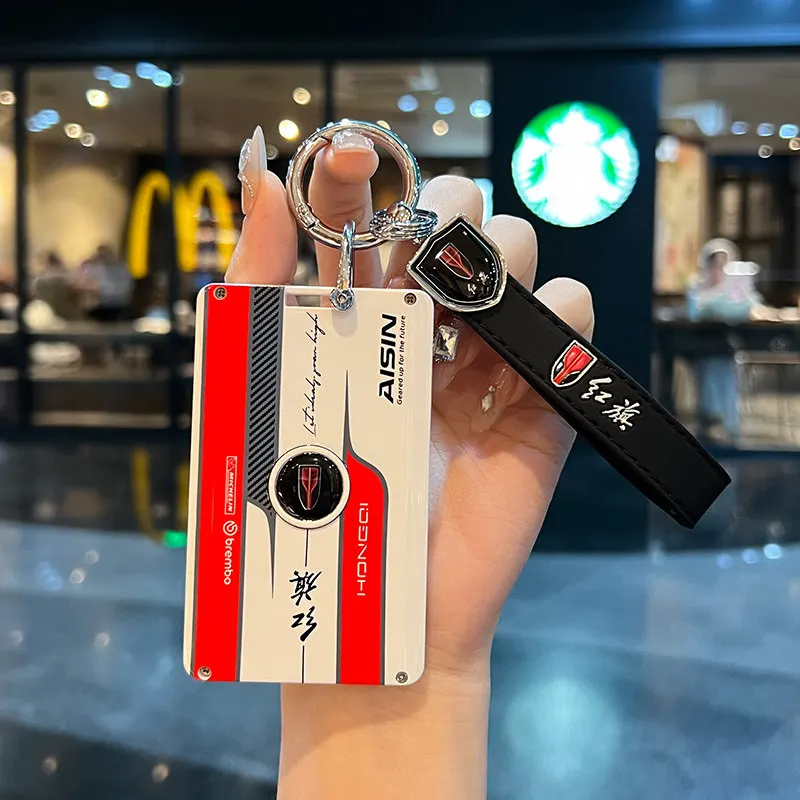 For Red Flag Card Key Protection Cover HS7/HS5 Special Shell H7/H5 Card style EHS3 High end New Style Buckle