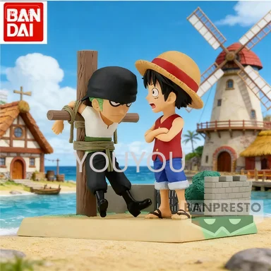 

В наличии Оригинальная фигурка Bandai Banpresto One Piece WCF Vol.3 Monkey D. Luffy Roronoa Zoro из ПВХ