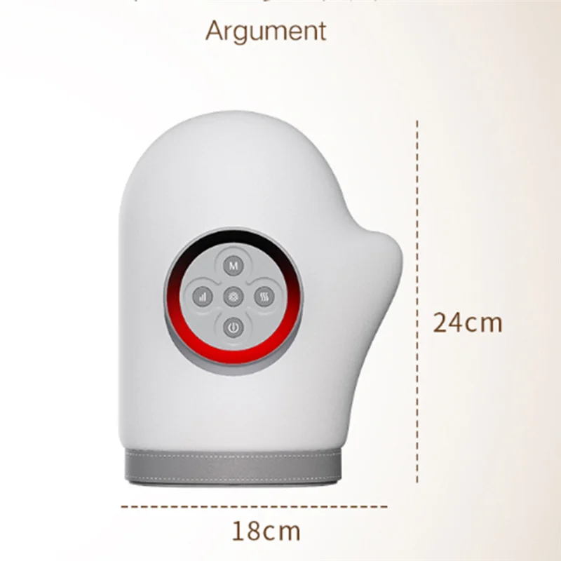 Handmassagers Elektrische draagbare vibrerende handschoenen Comfortabele compressie voor fysieke ontspanning