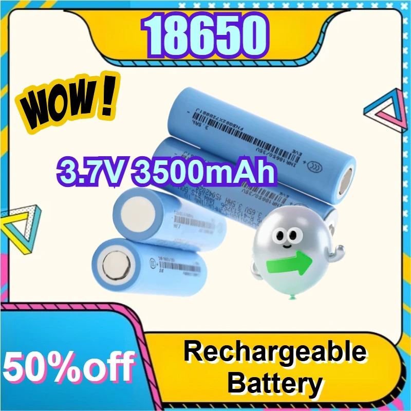18650 Lithium Battery 30P Power Cell High Capacity 3.7V 3500mAh High Discharge Rate Battery for Power Tools
