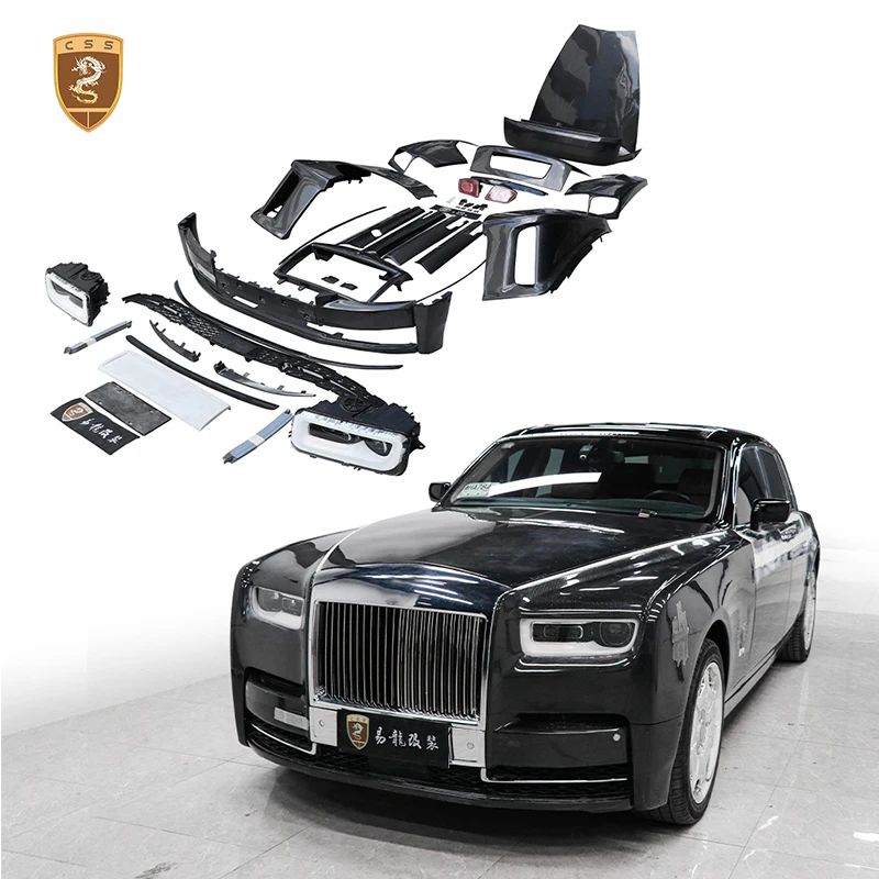 

6/7 Old Upgrade New 8th Generation MSY Style Car Front Rear Bumper Lip Headlamp Taillight For Rolls-Royce Phantom Bodykits