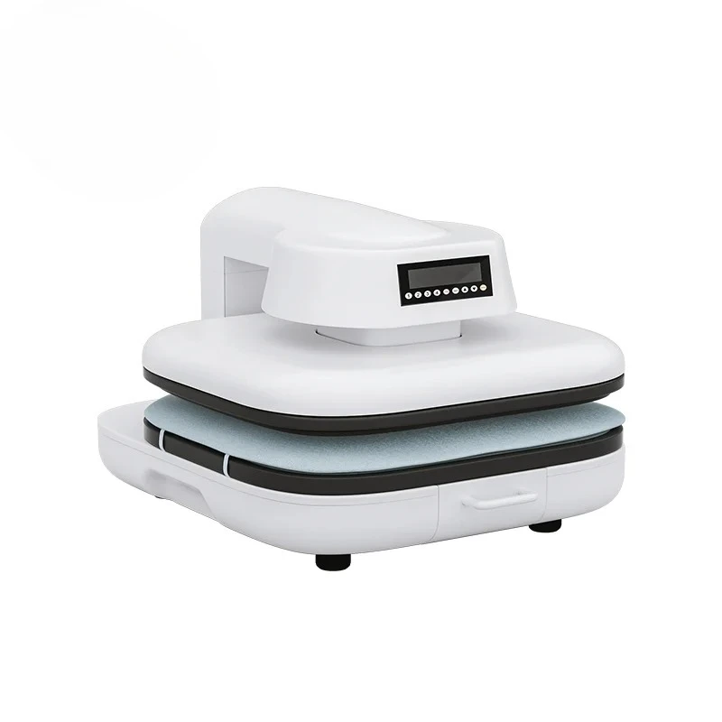 Professional 15" Auto Open Heat Press Machine 220V Digital Swing-Away Press for T-Shirts, Mugs, Hats & Phone Cases