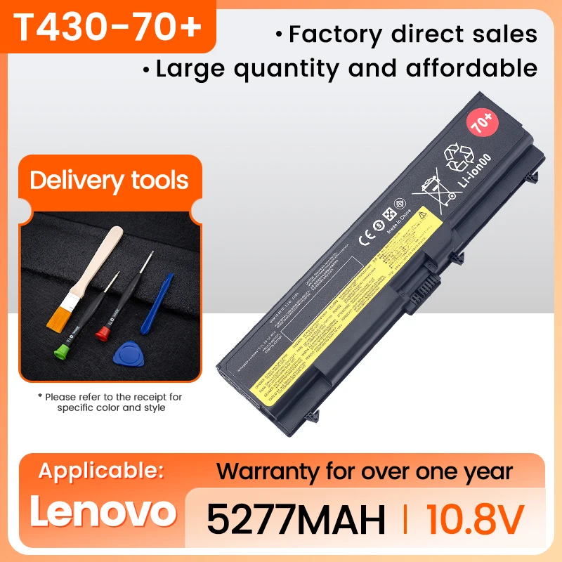 70+ 45N1001 42N1000 Laptop Battery for Lenovo ThinkPad T430 T430i T410 T510i W530i L430 SL530 0A36302 0A36303 45N1006