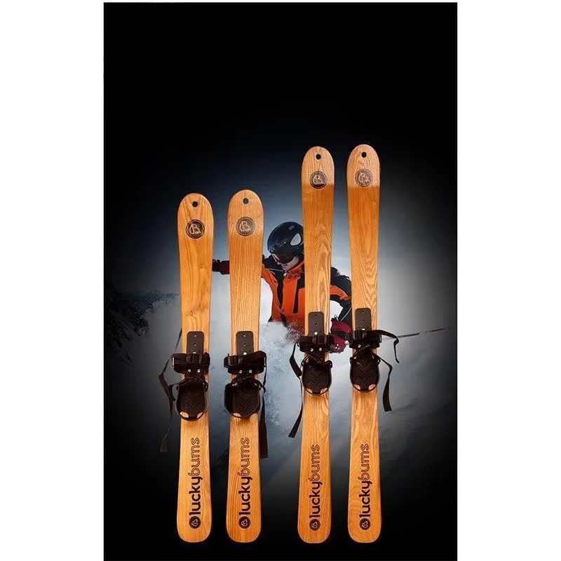 Beginner's Snowboarding Gear, Double Board Ski Equipment for Kids and Adults, Easy-to-Use Snowboards