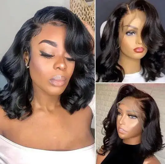 

Women's long curly wig, European natural side split, African curly wig