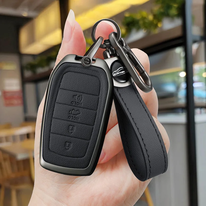 Car Remote Key Case Cover for Toyota GR RAV4 Crown Hilux Fortuner Corolla SE 2023 Camry Yaris Land Cruiser Prado Venza Accessory