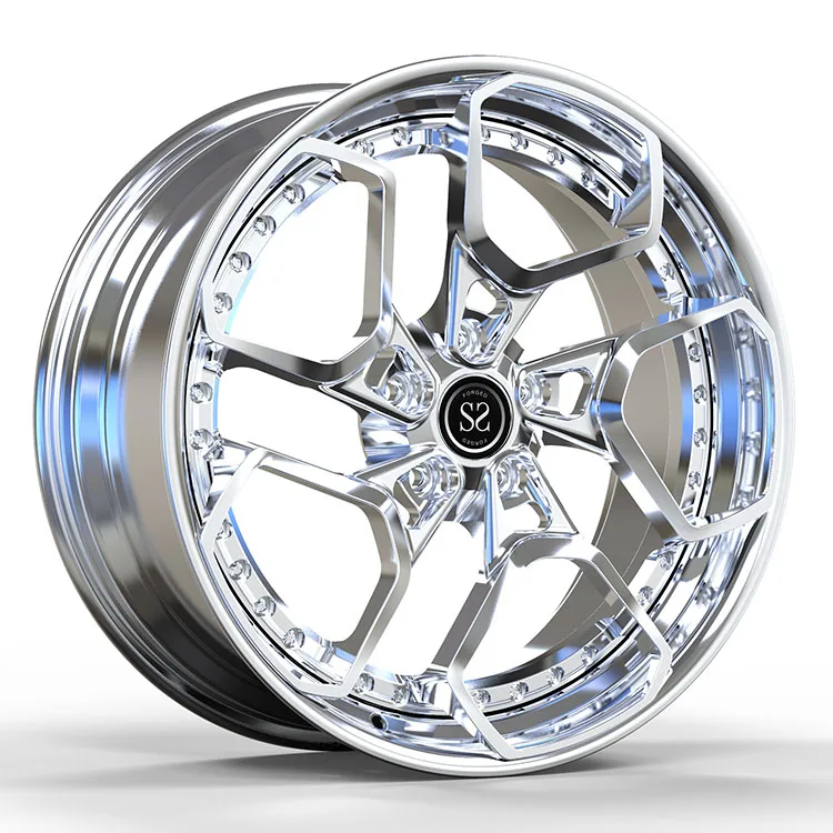 

Fit To BWM M5 F90 5x112 Custom Polish 2-PC Forged Aluminum Alloy Rims Staggered 19 And 20 Inches