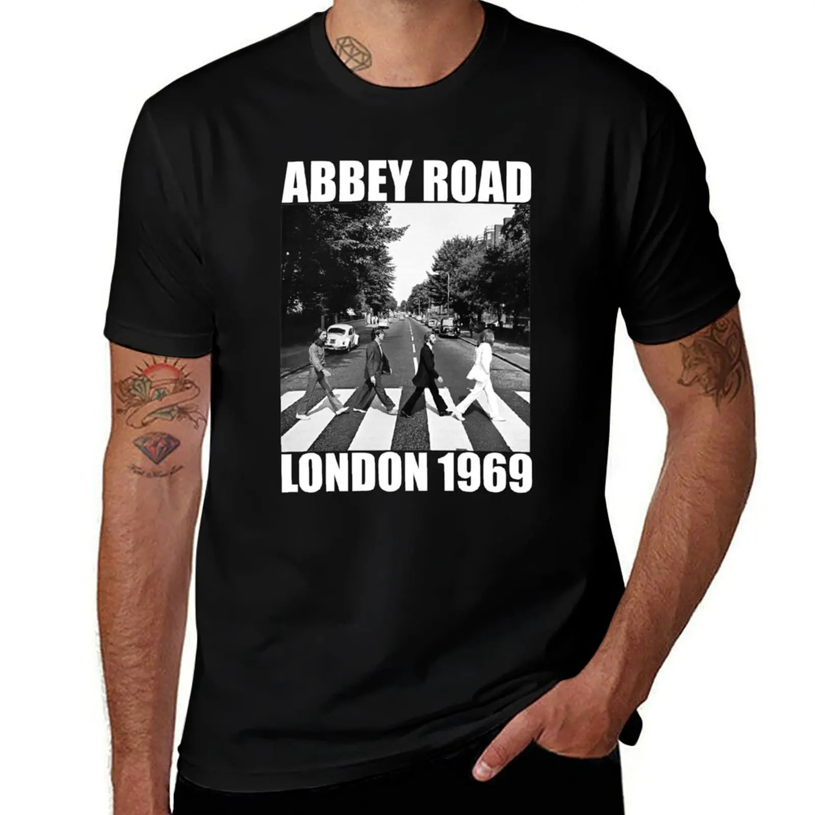 

Abbey Road T-Shirt Funny t-shirts funny shirt cotton summer shirt mens big and tall t shirts