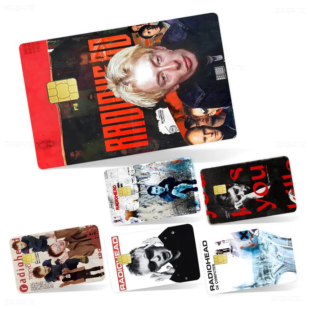 

Rock Band R-Radiohead Music Anmie Sticker Film Skin Cover for Credit Card Debit Bank Card Front