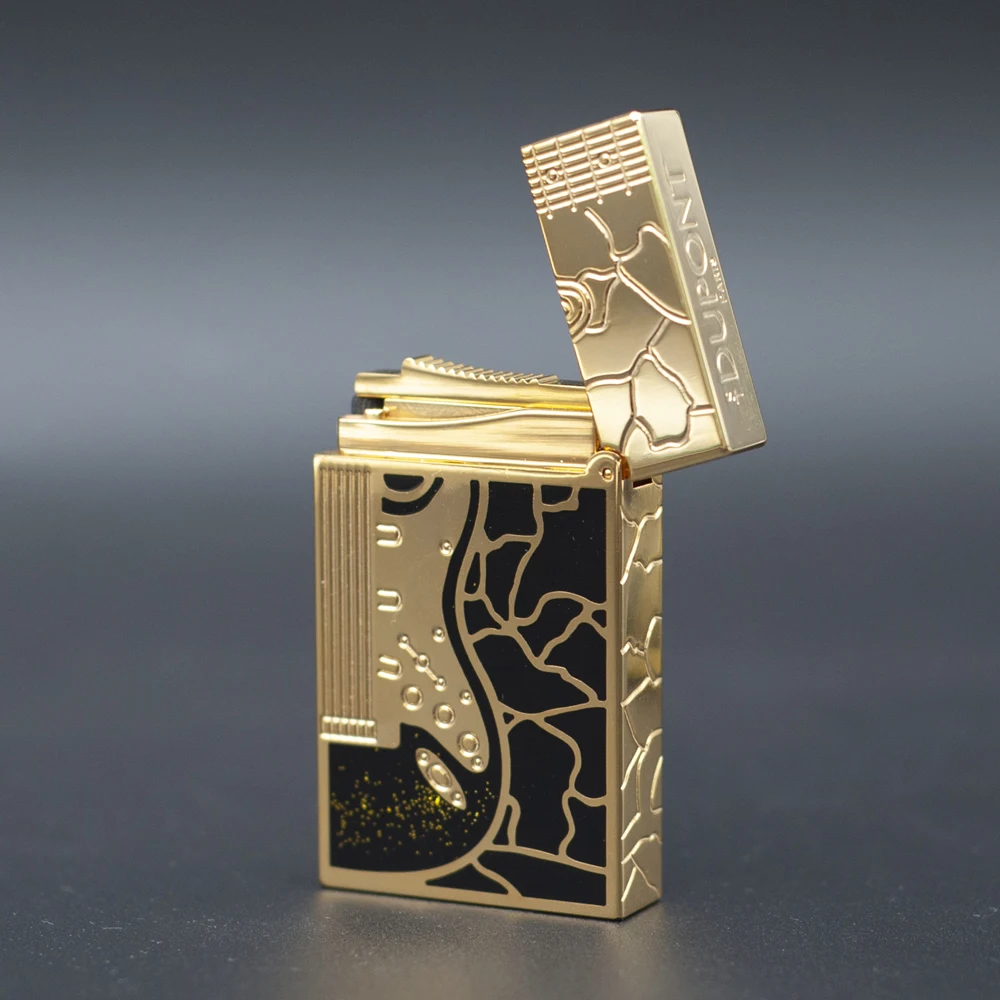 ولاعات السجائر للمدخن لينة لهب 100% النحاس مشرق الصوت ولاعة السيجار التبغ التدخين ملحق طبعة محدودة رجل هدية