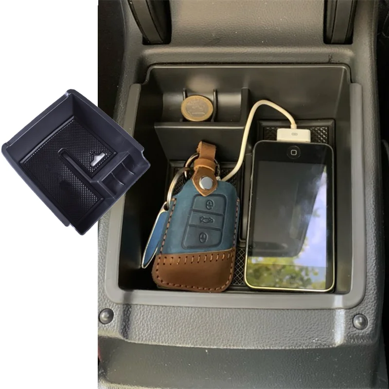 

Car Armrest Center Storage Box Container Glove Organizer Case for Volkswagen VW Tiguan Passat B8 2015 2017 2018 2019 Accessories