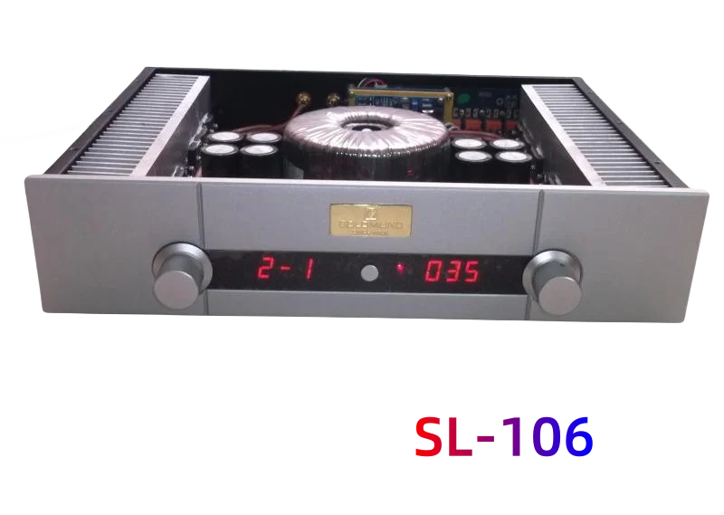 

New hot sale SL-106 200W*2 combined with remote control fever amplifier HIFI amplifier diy fever high power amplifier 2.0