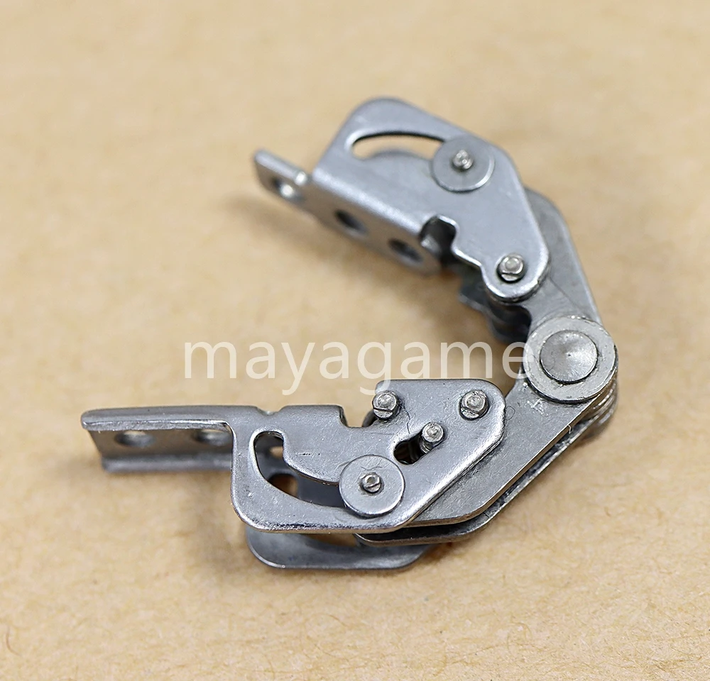 1 Pasang Rantai Penutup Belakang Asli untuk Konsol OLED Sakelar Nintendo Sumbu Engsel Penyangga Logam Kanan Kiri Warna Perak