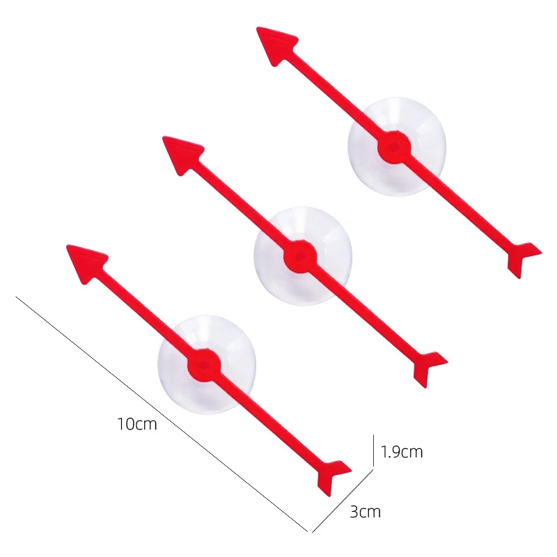 قطعة واحدة من مؤشر السهم البلاستيكي للعبة اللوحة التي يمكنك صنعها بنفسك - لعبة تعليمية تفاعلية للحفلات والفصول الدراسية والاستخدام المنزلي