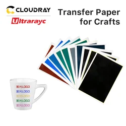 Papel de transferencia de Color para máquina de marcado láser UV de fibra Co2, 5/10 piezas, para tazas de cerámica, artefactos de plexiglás no metálicos