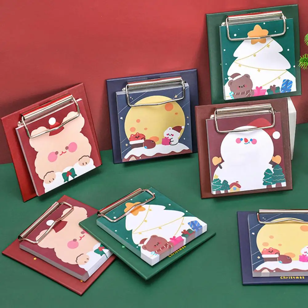 Registrazione materiale scolastico Cartoon Christmas N Times Post Note Pad per la scuola