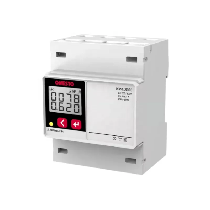 Din Rail Mounted Energy Meter IP51 Electric Energy Meter LED Display Harmonics Solar Energy Meter