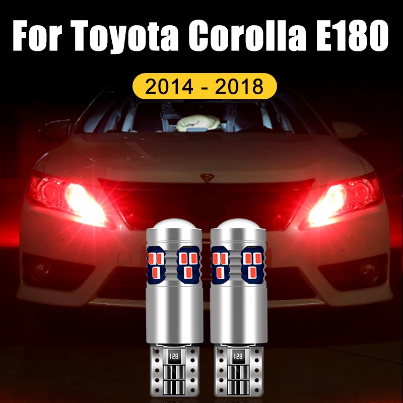 2PCS LED Car Clearance Lights Parking Bulbs Lamps W5W T10 Canbus For Toyota Corolla E180 2014 2015 2016 2017 2018 Accessories