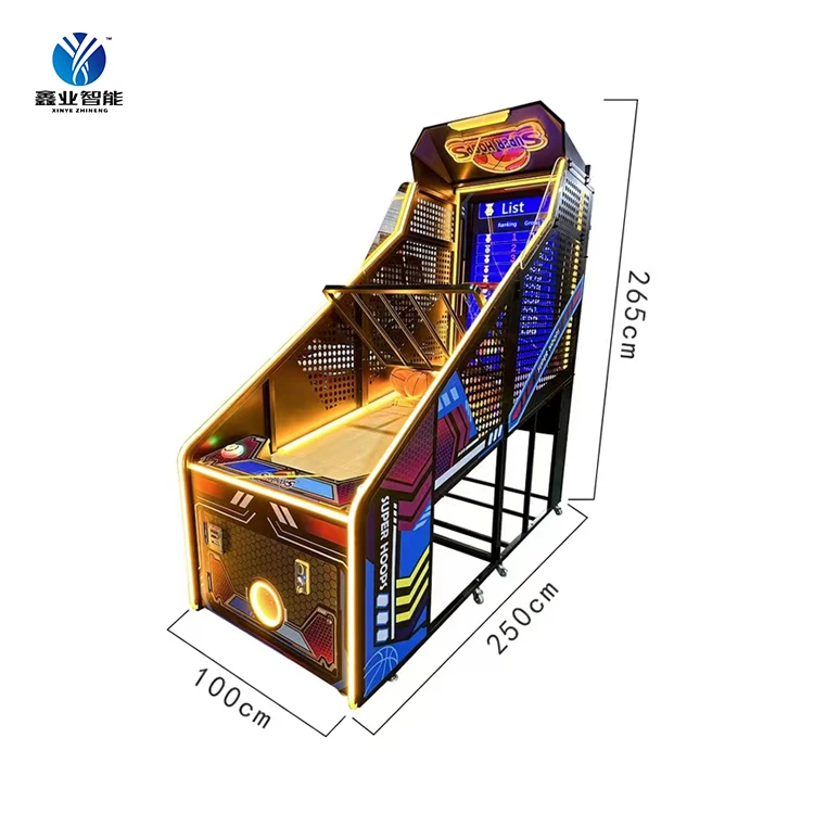 Skill Interactive Amusement Center Commercial Arcade Coin Operated Basketball Machine For Sale