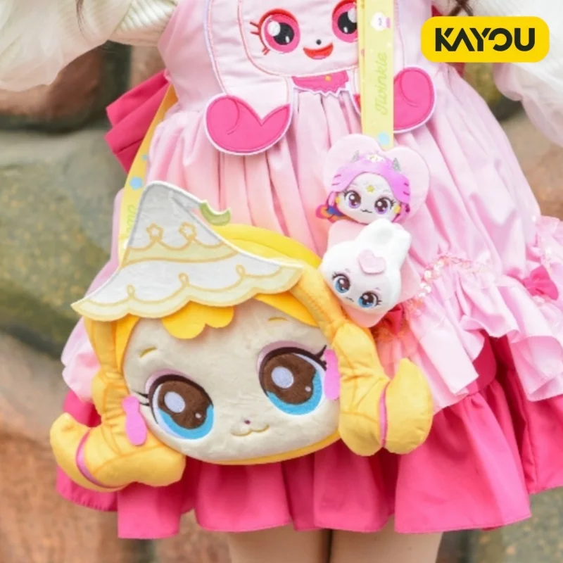 Kayou Plush Crossbody Bag Authentic Original Cartoon Anime Shining Meteor Soft Fluffy Daily Outdoor Travel Shoulder Bag