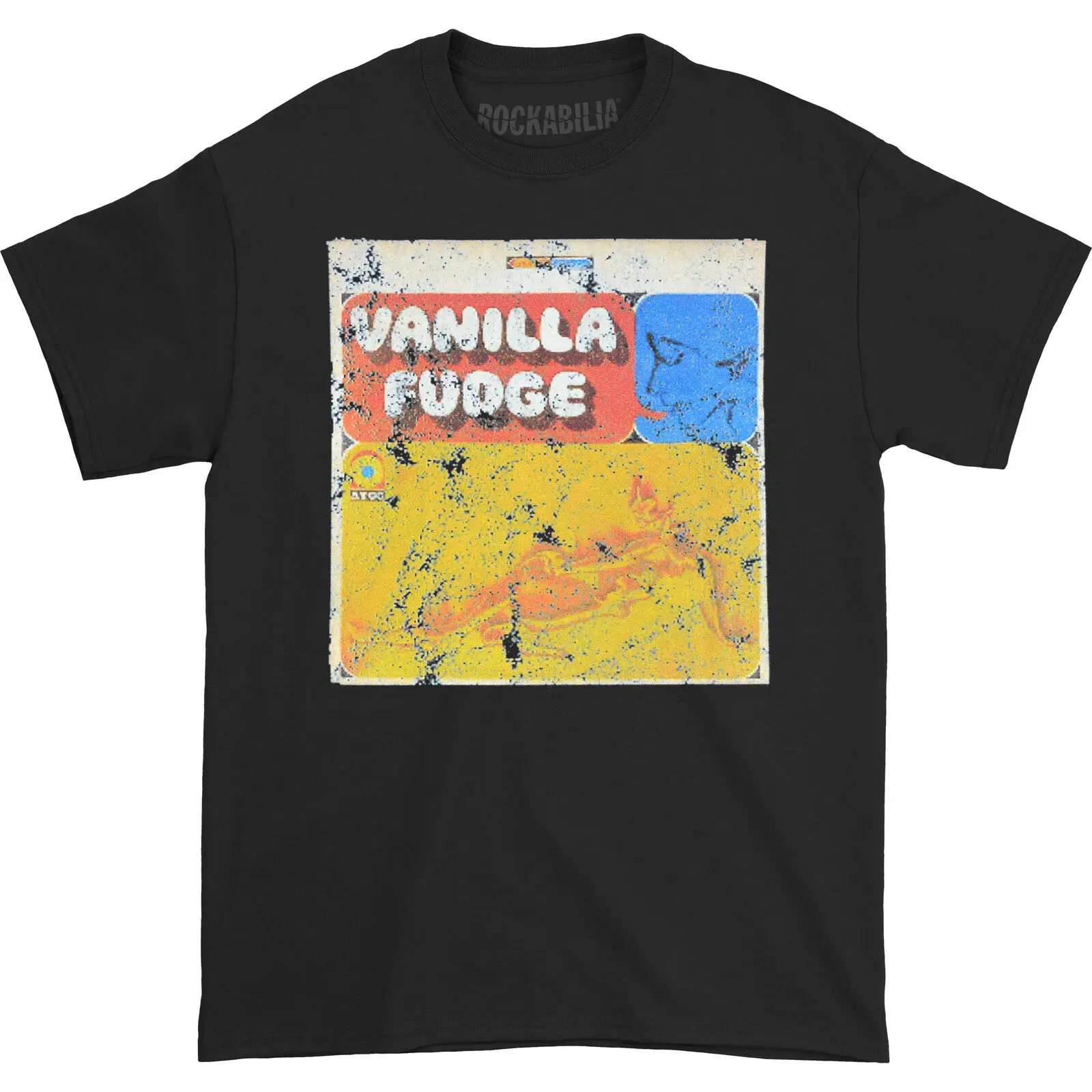 Men'S Vanilla Fudge Album T Shirt Large Black