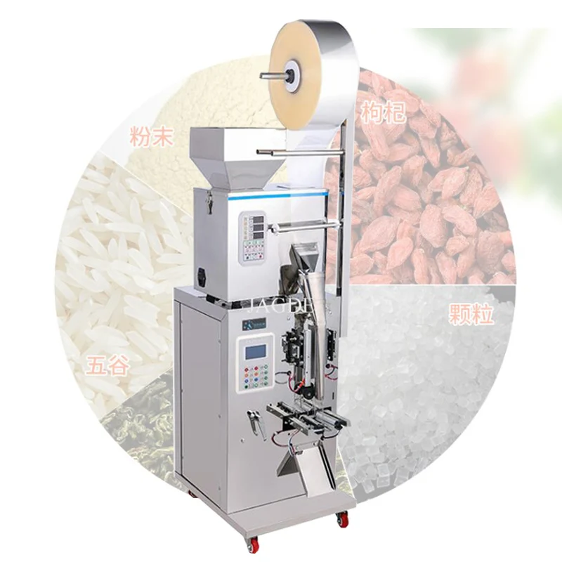 

1-100g Automatic Tea Bag Machine Quantitative Sealing Measuring Packaging Granule Seed Powder Granule Filler 110V / 220V