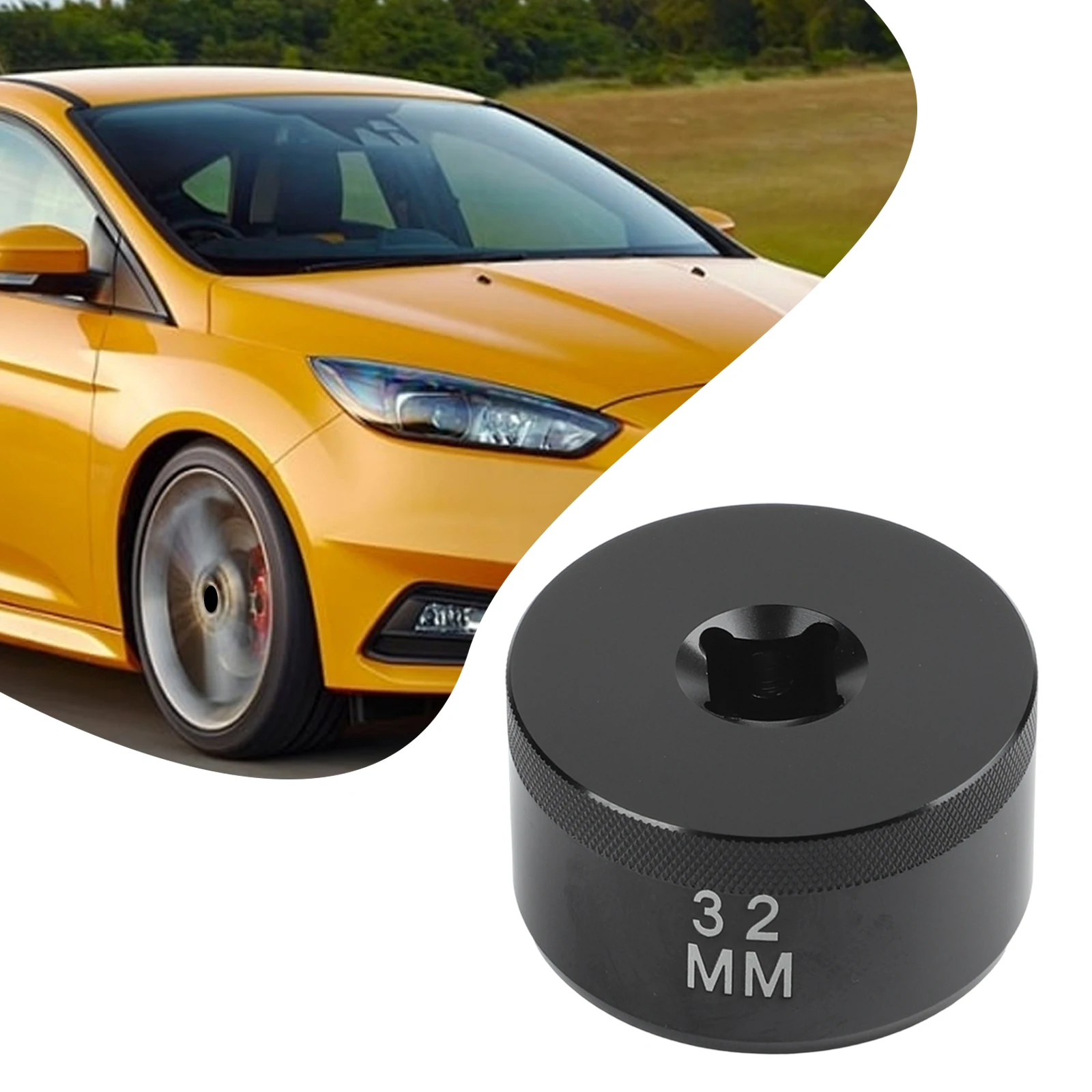 

32mm For Fork Top Cap Socket Tool for FOX For Fork Series 36 38 40 Featuring 3/8 Ratchet Drive for Reliable For Fork Adjustments