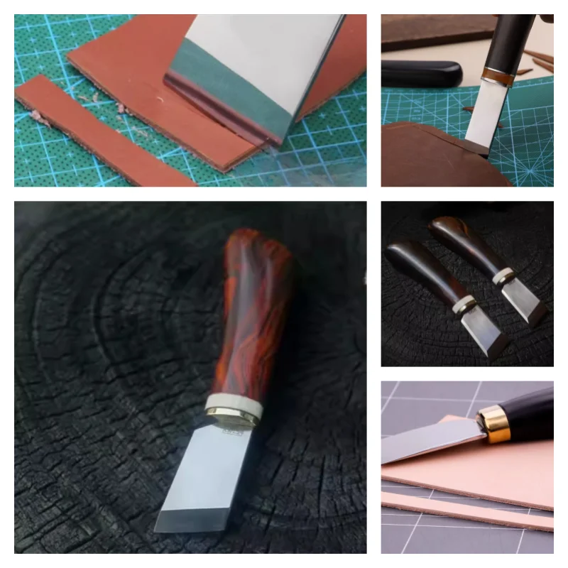 

Leather Cutting Knife Handmade DIY Leather Bags Shoes Thinning Cutting Wooden Handicraft Carving Auxiliary Tool Cutting Knife