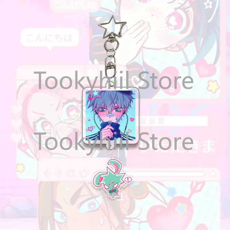 ‌ ALIEN STAGE Stern Schlüsselanhänger String Cartoon Paar Set Figur Luka Hyuna Schlüsselanhänger Anhänger Bild Exquisites Studentengeburtstagsgeschenk